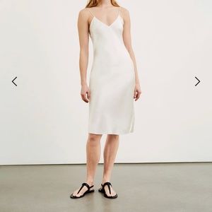 Nili Lotan Silver Slip Dress